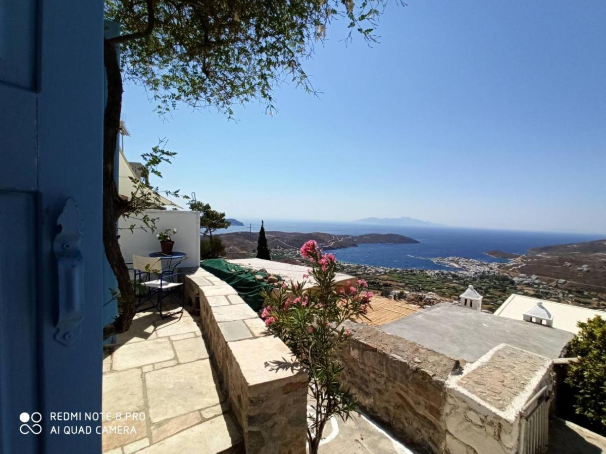 Traditional Stone House With Breathtaking View Serifos Town Exterior foto