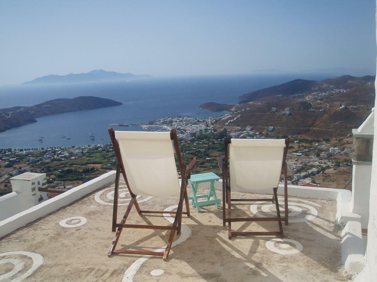 Traditional Stone House With Breathtaking View Serifos Town Exterior foto